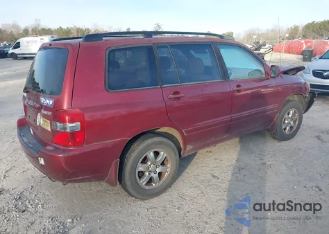 2006 Toyota Highlander V6 из США, поврежденный, VIN JTEEP21A560158956